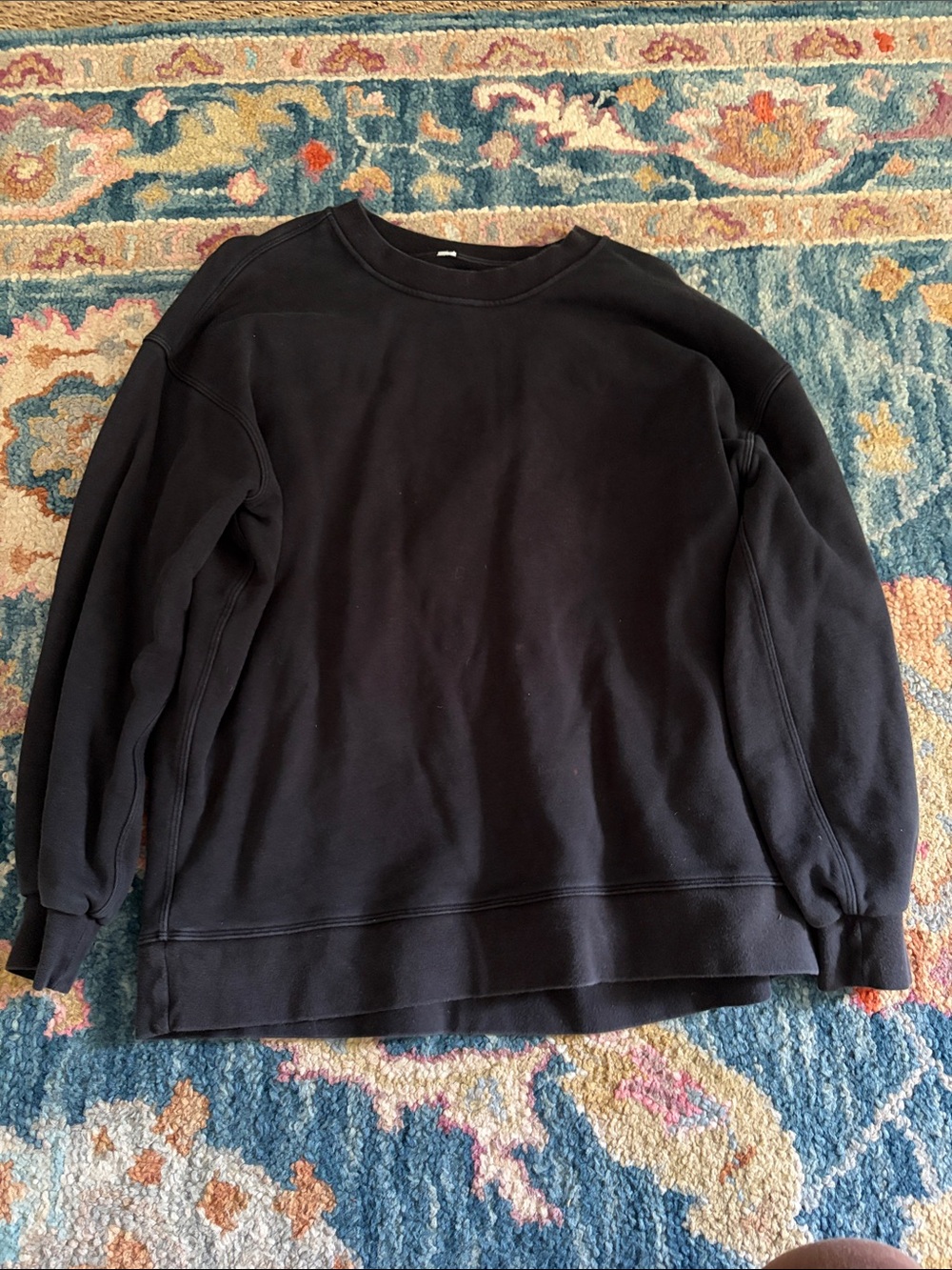 lululemon athletica Black Relaxed Crew Sweatshirt